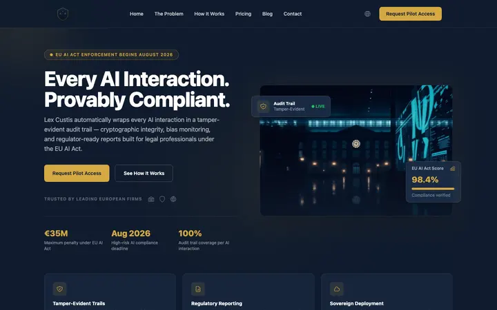 Home page of Lex Custis (lexcustis.eu)